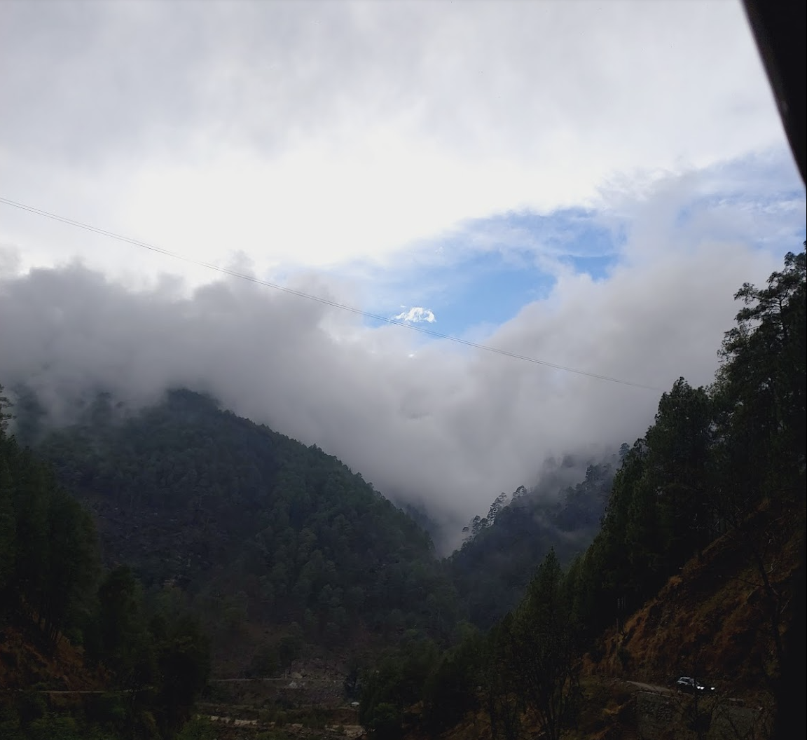 Amazing views from the windows on the way to Sankari